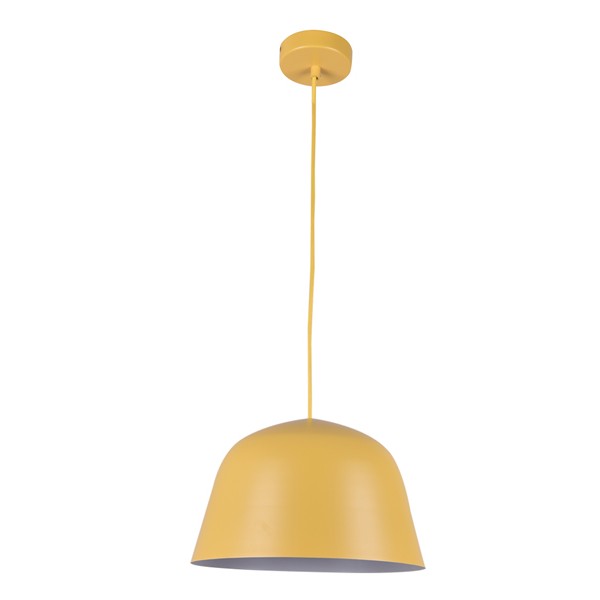 yellow ceiling lamp